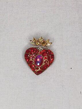 Crowned Heart Pin